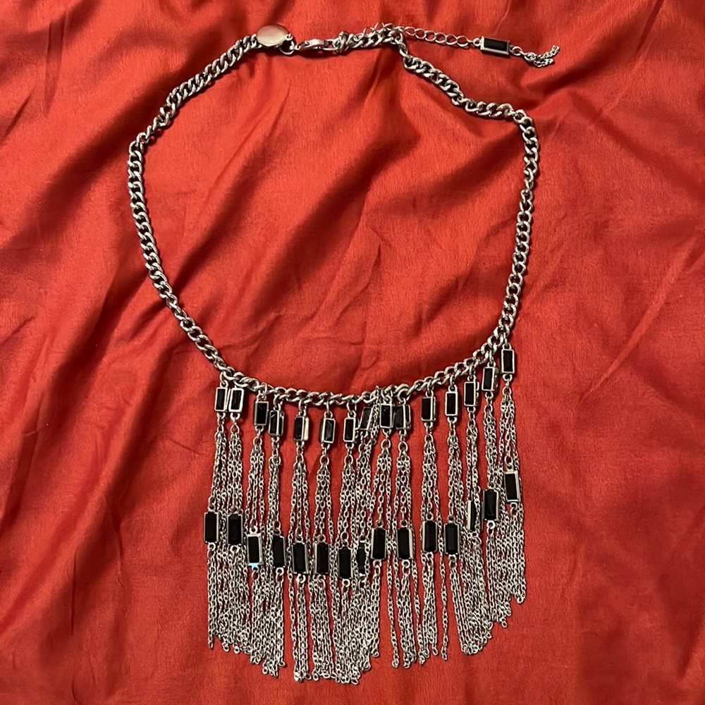White House Black Market Reversible Necklace